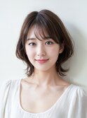 外ハネ韓国風レイヤーボブ【TELAHAIR南行徳】