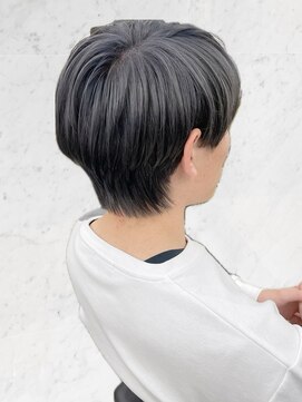 ブルー(BLUE) シルバーグレー ケアブリーチ メンズマッシュ mt___213r