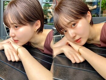 サンド 鹿児島中央(sand)の写真/<年間20万人来店実績の姉妹店>ショートカットの講師経験のあるstylist多数在籍*[鹿児島中央/ショートボブ]