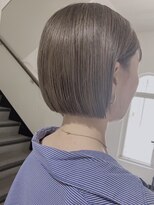 ロータス ヘアデザイン(LOTUS hair design.)&nbsp;グレーベージュ　ボブ