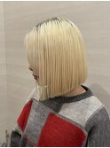 タッセルボブ10大丈夫20代30代ブロンドカラー