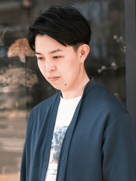 デフ(def) メンズ バームで仕上げるナチュラルサイドパートスタイル