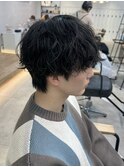 ニュアンスパーマスペインカールシャドウパーマメンズパーマ