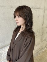 ロマーリ 岡山店(LOMARLIE)&nbsp;ロングパーマ20代30代ニュアンスパーマ韓国レイヤー岡山パーマ