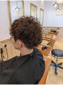 メンズカット+パーマ