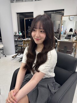 ハピネス 梅田茶屋町店(HAPPINESS) 韓国ヘア/レイヤー/顔周りカット/ブリーチなし/グレージュ