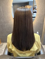 ロエ 平尾山荘(loe)&nbsp;白髪を活かしたカラー+次世代縮毛矯正