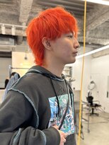 エルメ クラマエ(Elme)&nbsp;ネオンオレンジ×ショートウルフ