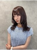 くびれヘア/ヘアセット／レイヤーカット/ブリーチカラー