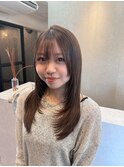 グレージュ/レイヤーカット