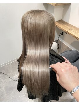 シア 新越谷店(SHEER) 【kenta】ハイトーン髪質改善サイエンスアクアスタイル