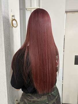 リュンヌ(Lune) コーラルピンクベージュ/ブリーチカラー/ダブルカラー/YU216