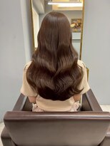 オズ 郡山駅前店(OZ)&nbsp;透明感ラベンダーアッシュボブ 大人可愛いベージュレイヤーロブ