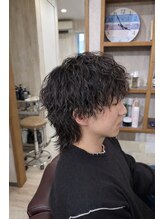 デルフィーノ ヘアーパフォーム(delfino hair perform)&nbsp;メンズパーマウルフツイストスパイラルナチュラルパーマ