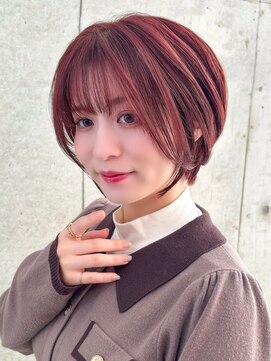 ロンドホットリップ 立川(Lond hot lip) クールショート/コーラルピンク/20代30代40代50代/ 立川