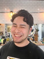 ミスターマウントロックバーバーショップ(MR.MT.ROCK BARBER SHOP) カーリーオールバック
