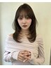 【朝ラク前髪】カット+前髪縮毛矯正￥14850→ ￥13200 (ショート～ロング)