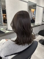 ナンバー ジェミカ 札幌(N° jemica) アッシュブラウン×レイヤーくびれ巻き