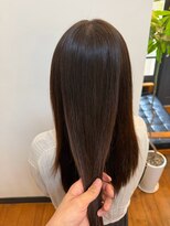 ラポール 蟹江(RAPPORT) 【髪質改善】極上ツヤ感ロング◇ブリーチなし透明感カラー
