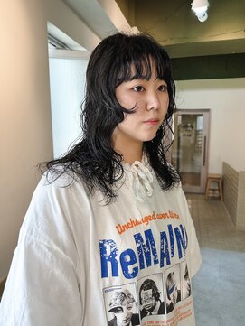 ハル ヘアスタジオ(haRu hair studio) ミディアムパーマ