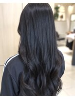 リエットヘアー 西尾市杢左店(Lie-et. hair) 暗髪でもおしゃれに♪ブルーブラック【西尾市 美容室】