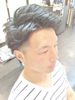 オムヘアーバイグルーマーズ(HOMME HAIR by GROOMER/S)&nbsp;2ブロ×ウルフ×アップバング【Ｈｏｍｍｅｈａｉｒ2ｎｄ】