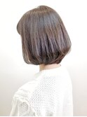 グレーアッシュ・コンパクトフォルムボブ