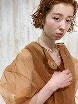 ブラウヘアアンドケア(care)&nbsp;ミディアムパーマのラフウェットスタイル　　　＊