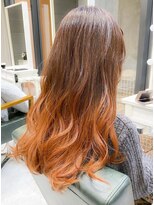 デイズ(days)&nbsp;オレンジグラデーションカラーイメチェン☆10代20代30代40代