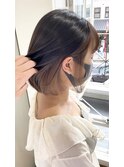 くすませベージュインナーカラー