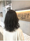 【EIGHT上尾】お客様スタイル_デザインカラー_ミディアム