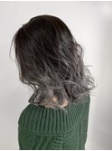【GOAT hair】アッシュグレーグラデ