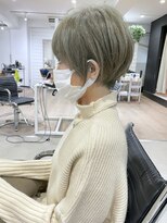 オウル(Owll) 【Owll】大人刈り上げマッシュショート オリーブグレージュ