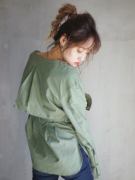 ロアーヘアー オペラオー 折尾店(RAWR hair Opera O) 【RAWR】シースルーバング_チョコブラウン_ロブ