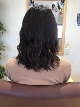 ヘアデザインフルーヴ(hair design fleuve) ウェービーパーマ