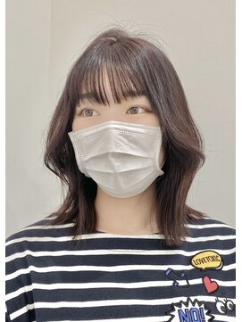 ノイズ エコル(Hair&Make NOISM ekolu ) 顔周りレイヤーボブ/稲葉