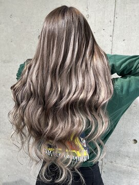 ガルボヘアー 名古屋栄店(garbo hair) ギャル10代20代バレイヤージュプルエクステデザイン