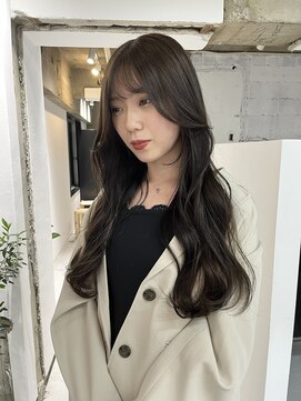 ヨーク(YOKE) 【YOKE】オルチャンヘア/シアーグレージュ/顔まわり