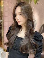 シーシンジュク 新宿南口(Sea shinjuku)&nbsp;大人ガーリー/前髪/顔周りレイヤー×ブリーチなし韓国ヘア[新宿]