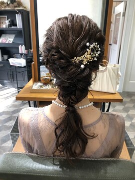 ヘアセットアンドメイク マカロン 博多駅店(Hairset&Make Macaron) あみおろしスタイル
