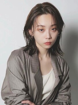 キース ヘアアンドメイク 恵比寿(kith. hair&make) くびれミディアム/韓国ヘア/外ハネヘア/艶髪/髪質改善/恵比寿