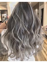 ルービックセカンド 和歌山(Rubik's 2nd)&nbsp;シルバーグレージュ×立体感ハイライト