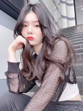 アイティー バイ アルバム 浦和店(IT by ALBUM) くびれヘア_斜めバンググレージュカラーシルキーベージュ_49209