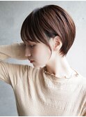 ショートカット×ひし形ショートボブ×前髪あり20代30代40代 s03