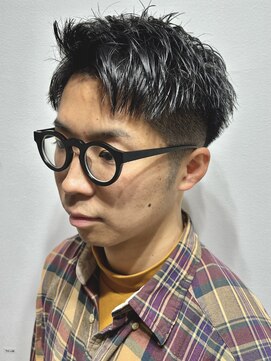 ニアウ 太田店(Niau) メンズパーマメンズショートボックスショートスパイキーショート