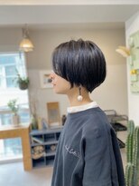 アンドチル 渋谷(AND CHILL)&nbsp;ハンサムショート/センターパート/ボブを目指すスタイル　渋谷