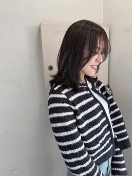 キャンバス バイ ネオリーブ 横浜西口(Canvas by neo.) バッサリカット ミディアムヘア レイヤーカット 横浜 sk