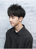 ツーブロックナチュラルマッシュ×清潔感シェービング