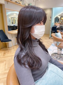 ロンドプランタン 恵比寿(Lond Printemps) 6トーングレージュカラー イノアカラーで艶カラー