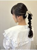 onion hair arrange